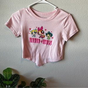 The Power-puff Girls Tee Rodeo Girls Pink Size Small Perfect Condition